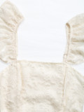Women Summer Hollow Backless Flying Sleeve Strap Dress