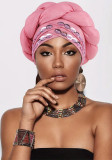 Women sewn sequined African turban hat