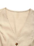 Women Casual Summer Sleeveless Vest Top and Shorts Two-Piece Set