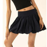 Women Summer puffy flower bud Skirt