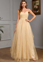 Women's Strap V Neck Slim Sequin Long Dress Elegant Evening Gown