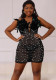High Street Feathered Beaded Strapless Tight Fit See Through Plus Size Club Dress