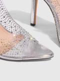 Peep Toe High Heels Rhinestone Stiletto