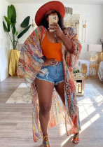 Women's Chiffon Cardigan Long Cape for Holidays