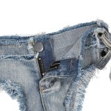sexy night club denim bikini