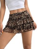 Multi-Layered Cake Skirt Sexy Fashion Lace Trim Mini Skirt
