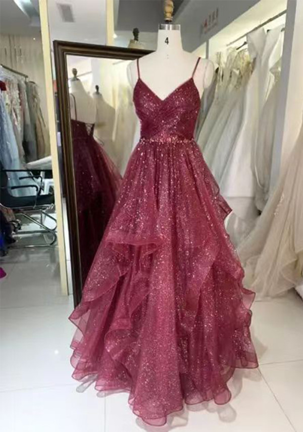 Chic Strap Evening Dress Spring Slim Fit Formal Party Long Dress