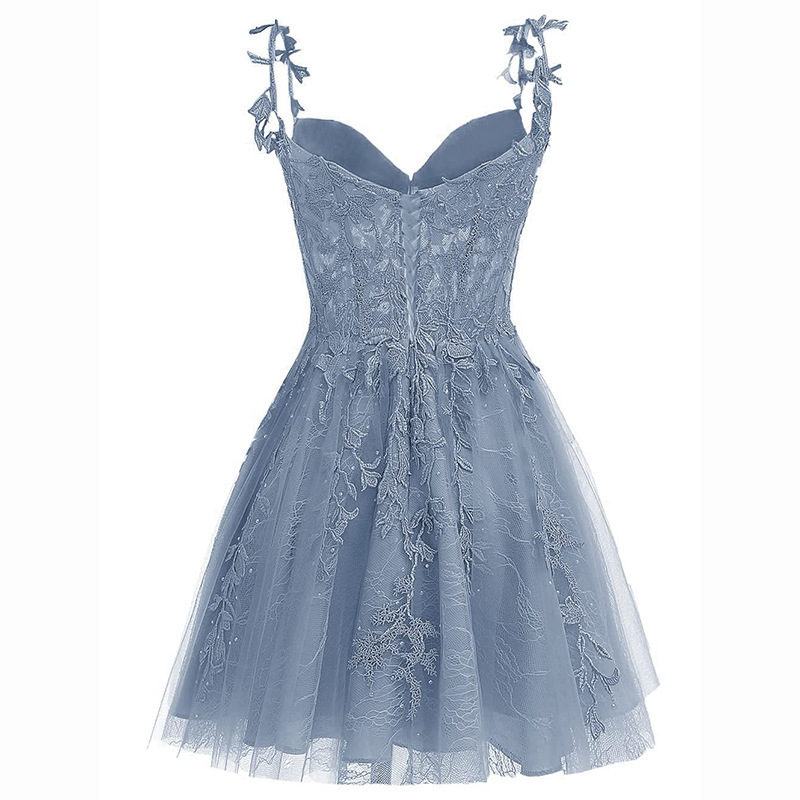 Sexy Strap Lace mesh Short Party Dress