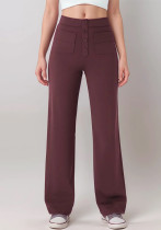 Women Casual Stretchy Pocket Pants