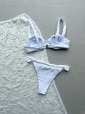 Women sexy bikini lace Swimwear  three-piece