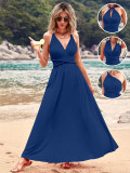 Women cross Lace-Up Backless sexy dress