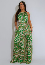 Fashion Women's Summer Holiday Style Sexy Low Back Jumpsuit