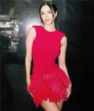 Round Neck Sleeveless Fashionable Ladies Tassel Short Party Dress