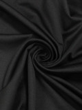 Women's Fashion Elegant Plus Size Round Neck Ruffle Midi Dress