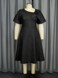 Plus Size African Women flower dress