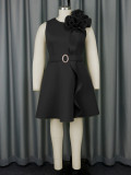 Women Flower Party Formal Party Sleeveless Dress