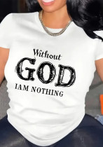 Women Printed T-shirt Short Sleeve Top Women Printed T-shirt Short Sleeve Top