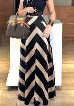 Women Summer Geometric Printed Skirt Women Summer Geometric Printed Skirt