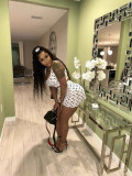 Sexy Slim Fit Vest Shorts Set Fashion Moon Print Two Piece Set