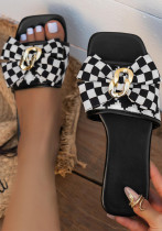 Plus Size Flat Bottom Slippers Women's Bowknot Sandals Cute Sweet Outdoor Wear Plus Size Flat Bottom Slippers Women's Bowknot Sandals Cute Sweet Outdoor Wear