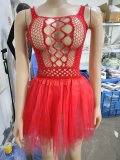sexy mesh Lingerie Skirt set