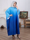 Plus Size Women Muslim Modest Bat Robe