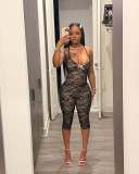 Women Sexy Sleeveless Lace Jumpsuit