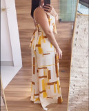 Women's fashion print Casual two-piece trousers Set