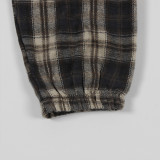 Fashionable print zipper short jacket top bubble short skirt Two Piece Set