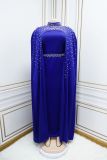 Dubai Muslim Beaded Robe Dress Two Piece Set
