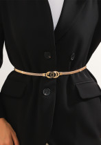Women metal belt belt accessories gold body chain
