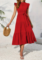 Women Summer Holidays Ruffle Layered Cake Dress Women Summer Holidays Ruffle Layered Cake Dress