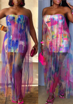 Women Sexy See-Through Stretchy Mesh Patchwork Bodycon Dress Women Sexy See-Through Stretchy Mesh Patchwork Bodycon Dress