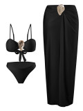 Women Sexy Bikini Swimwear  Three-Piece