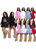 Women's Summer Low Back Top Pleated Skirt Two-Piece Set