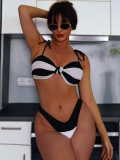 Contrast Color Bikini Sexy Two-Piece Swimsuit