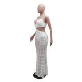 Women Sexy Suspender V-Neck Lace See-Through Bodycon Dress