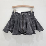 Women Summer Ruffle Skirt