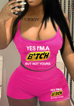 Sexy Women’s Printed Vest Shorts Two Piece Set Sexy Women’s Printed Vest Shorts Two Piece Set