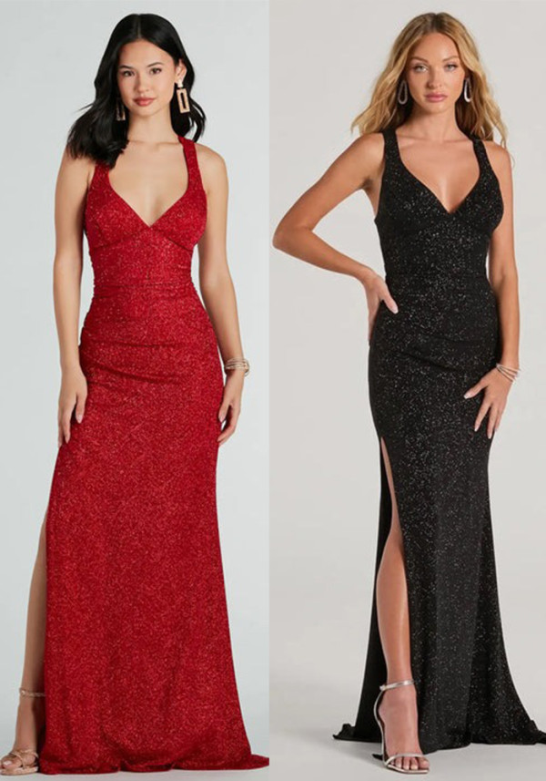 Women Sexy Backless Lace-Up Dress