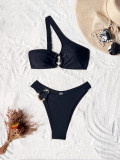 One-Shoulder Bikini Low-Back Sexy Swimsuit