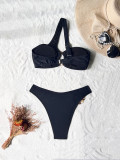 One-Shoulder Bikini Low-Back Sexy Swimsuit