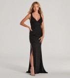 Women Sexy Backless Lace-Up Dress