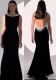 Women Sleeveless Diamond Chain Light Luxury Evening Dress