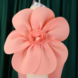 Floral Elegant Off Shoulder Formal Party Dress