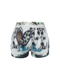 Women printed shorts