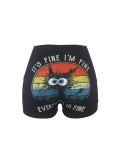 Women printed shorts