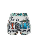 Women printed shorts