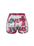 Women printed shorts