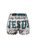 Women printed shorts